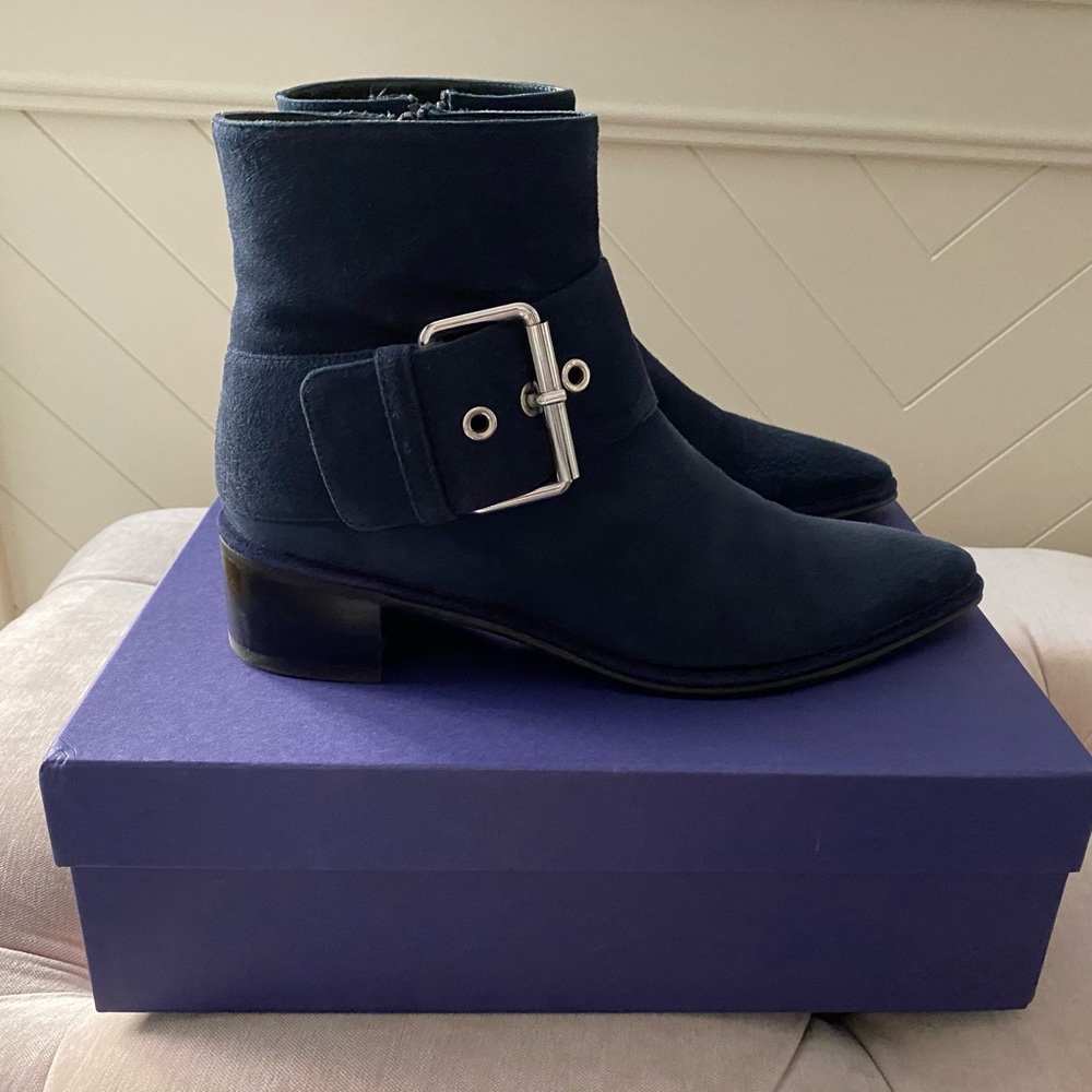 Stuart Weitzman Buckler Booties | Size Us Women 6… - image 1